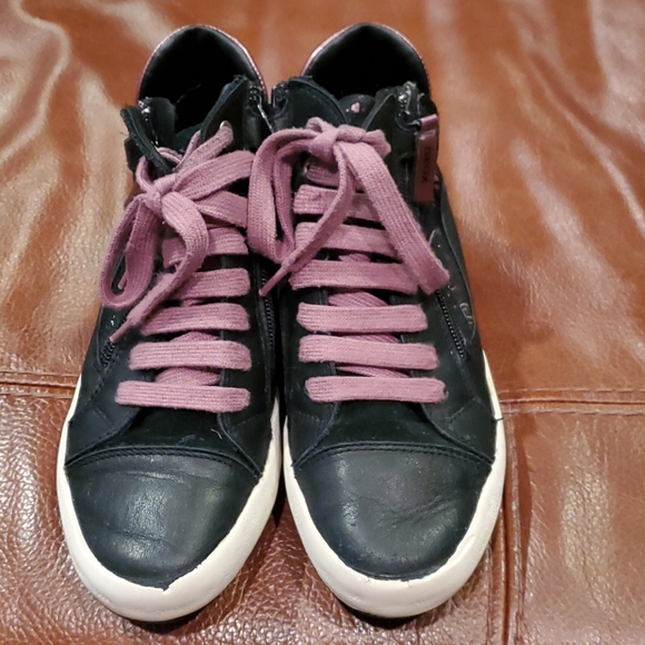geox girls high tops